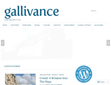 Tablet Screenshot of gallivance.net